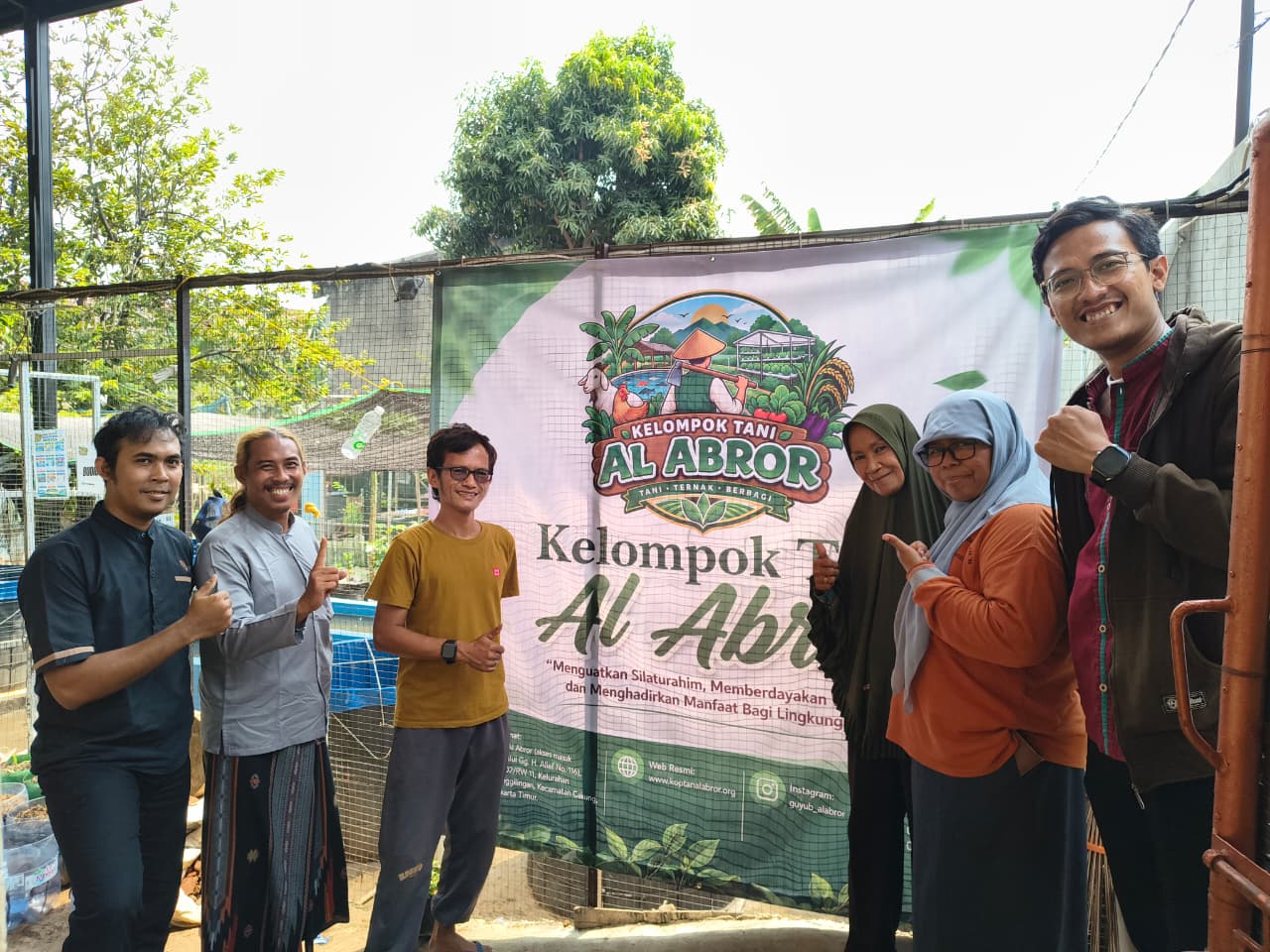 Kunjungan Sudin KPKP dan Jak Preneur Kecamatan Cakung Jakarta Timur